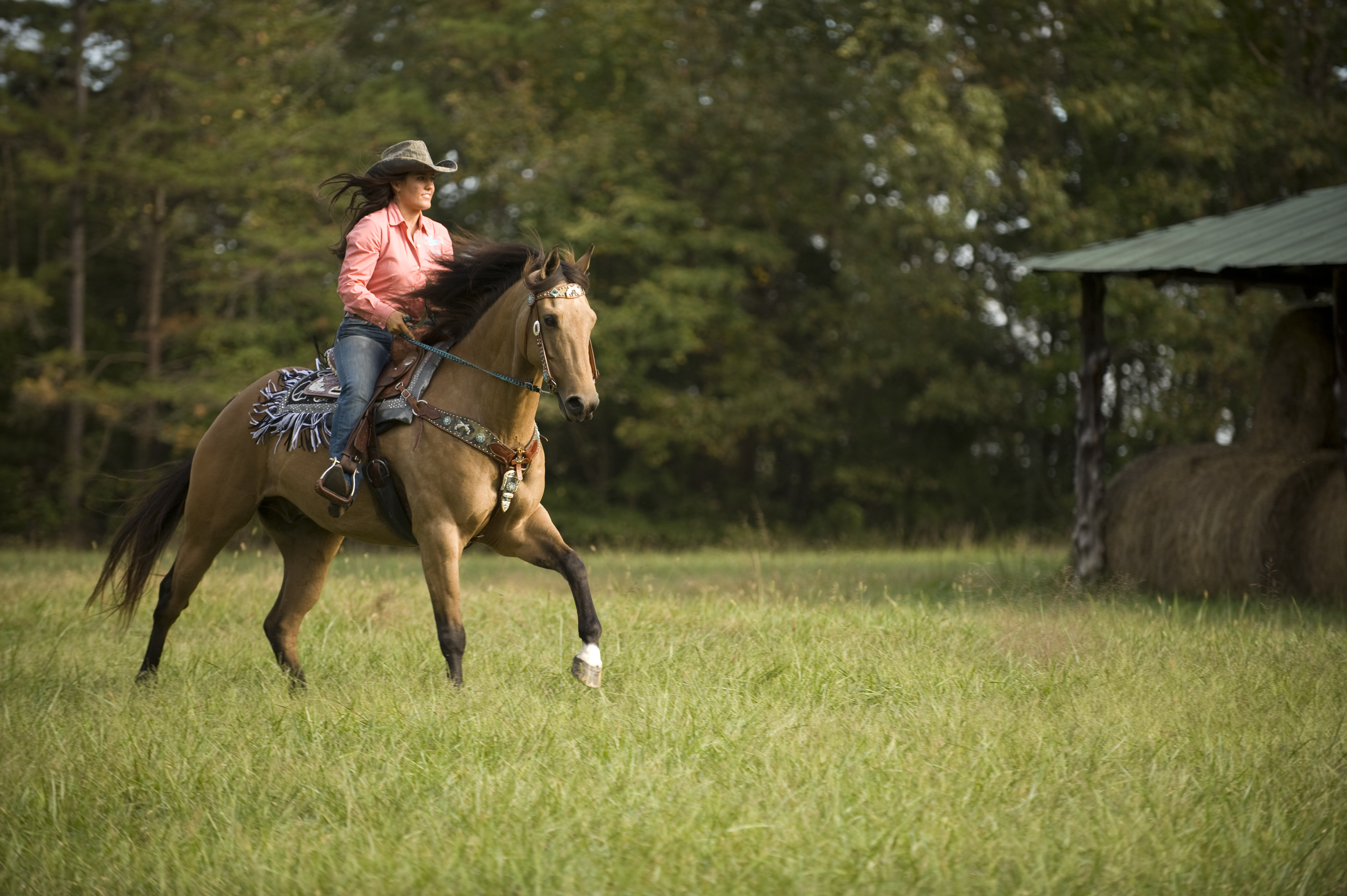 Riding Cowgirl